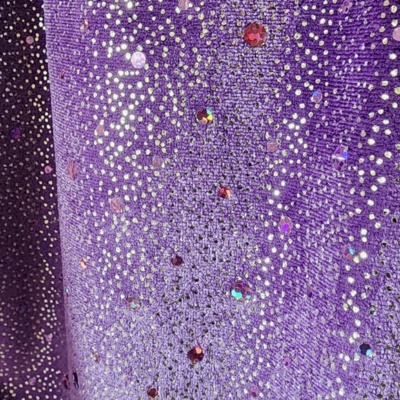 Jazzamatazz Costume size 4/5 purple sequin tutu - Picture 5 of 5